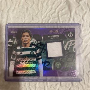Topps Flagship 2025-26 Reo Hatate Superstar Player Worn Relic /250 Card. Celtic for sale on Ebay