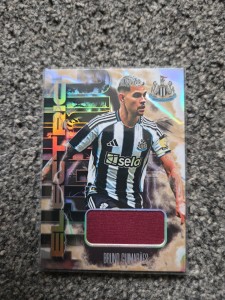 Bruno Guimaraes Newcastle United Electric Patch Futera 05/09 for sale on Ebay