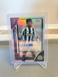 2025-26 Topps Chrome Anthony Elanga Newcastle United Auto for sale on Ebay