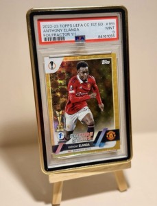 Anthony Elanga 1/1 Foilfractor PSA 9 Man U Nottingham Forest Topps UCC 22-23 1/1 for sale on Ebay