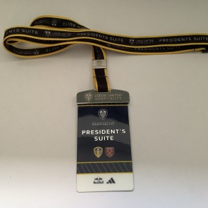 LEEDS UNITED V WEST HAM UTD PREMIER LEAGUE V.I.P HOSPITALITY LANYARD 24/10/2025 for sale on Ebay