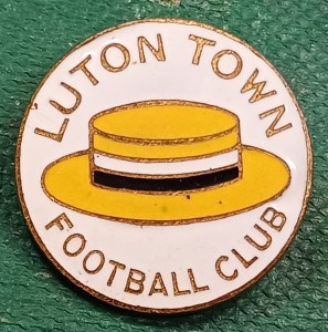 RARE England Luton Town FC Football Club Enamel Pin Badge for sale on Ebay