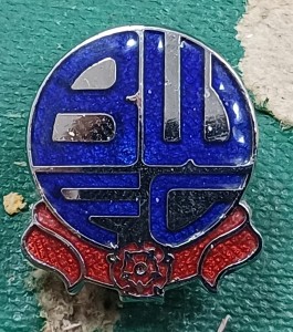RARE England Bolton Wanderers FC Football Club Enamel Pin Badge REEVES for sale on Ebay