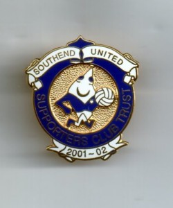 SOUTHEND UNITED FC SUPPORTERS TRUST BADGE for sale on Ebay