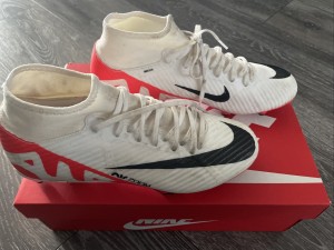 Nike Mercurial Academy FG Football Boots Size 7 White / Orange for sale on Ebay