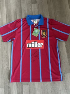 Signed Aston Villa Shirt By Paul Mcgraph for sale on Ebay