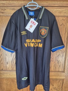 Original Manchester United 94 Away Shirt Size XL Excellent Condition for sale on Ebay