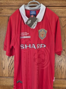 Original Manchester United 99 Champs League Shirt Size XL Excellent Condition for sale on Ebay