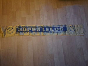 Leeds United FC Fan Scarf Circa 1975 With Player Names Featured. for sale on Ebay