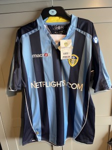 Leeds United 2008/2009 Away Shirt- Macron- Size Medium Authentic BNWT  for sale on Ebay
