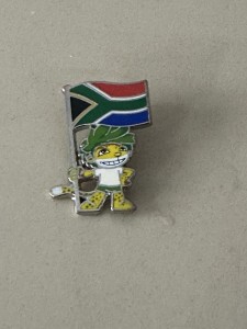 Fifa 2010 South Africa Zakumi World Cup Mascot Pin Badge for sale on Ebay