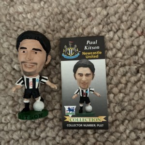 Paul Kitson. Newcastle United. Corinthian Football Figure with Card PL67 for sale on Ebay