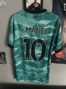 Authentic Liverpool 2020-21 Away Football Shirt  , Mane #10 Size Small for sale on Ebay
