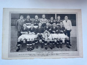 Original rare Liverpool FC Team Photo 1949-50 - Weekly Telegraph for sale on Ebay