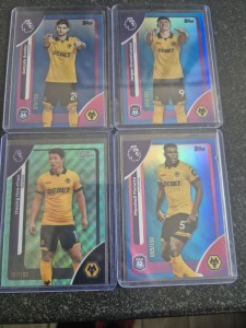 Topps Wolves Numbered Bundle X4 Cards 25/26 Numbered Cards for sale on Ebay