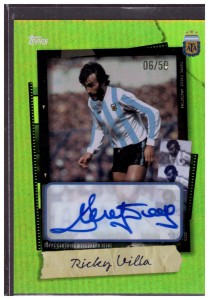 Ricky Villa Auto /50 2025 Topps Focus Argentina for sale on Ebay