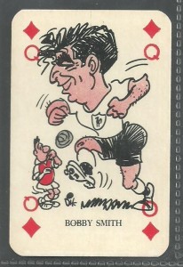 Bobby Smith - TOTTENHAM HOTSPUR - 1959 Monty Gum Playing Card for sale on Ebay