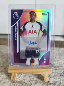 Topps Premier League 2025/2026 Destiny Udogie Tottenham Hotspur Base Autograph for sale on Ebay