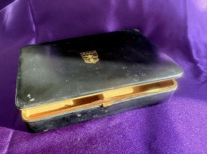 Vintage Arsenal Football Collectible From 1967 Black Hinged Box Arsenal FC crest for sale on Ebay