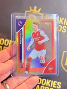 Max Dowman RC TRUE GOLD 46/50 2025/26 Topps EPL Arsenal Rookie for sale on Ebay