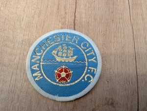 MANCHESTER CITY    OLD SEW ON PATCH UNUSED for sale on Ebay