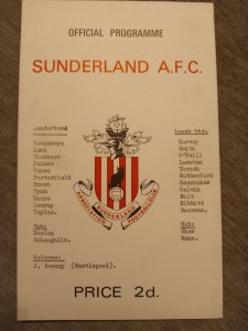 69-70 Friendly reserves Sunderland v Leeds United single card 22-9-69 for sale on Ebay
