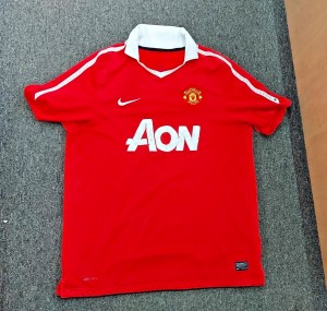 Nike Manchester United Red Home Shirt 2010/11 rare retro Man Utd MUFC L for sale on Ebay