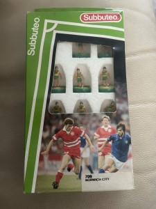 Subbuteo Norwich City 709 1989 - 92 Asics kit - LW Lightweight Team boxed for sale on Ebay