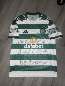 Celtic Fc Squad Signed Football Shirt With COA for sale on Ebay