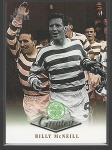 VINTAGE FUTERA PLATINUM 1999 - BILLY McNEILL - CELTIC GREATEST CARD -EX for sale on Ebay
