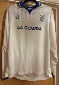 1990-91 Leeds United Match Worn Ex Players Friendly Shirt #2 for sale on Ebay