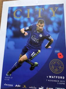 Leicester City V Watford 07/11/2015 Programme - Champions Season for sale on Ebay