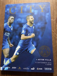 Leicester City V Aston Villa 13/09/2015 Programme- Champions Season for sale on Ebay