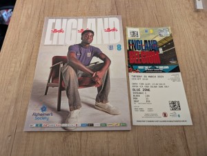 ENGLAND v BELGIUM FRIENDLY OFFICIAL PROGRAMME DATED 26.03.2024 for sale on Ebay