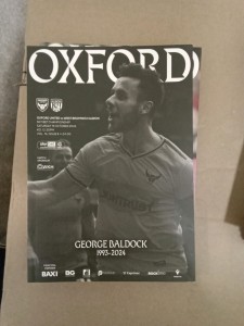 Oxford United V West Brom Albion for sale on Ebay