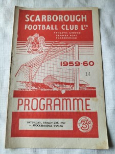 1959/60 Scarborough Res v Stocksbridge - Yorkshire League programme 27th Feb '60 for sale on Ebay