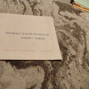Football League South Div 3 v North Div 3  Football Programme  8/10/1956. for sale on Ebay