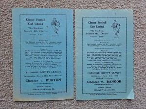 Chester v Bangor and Buxton 65/66 Cheshire County League for sale on Ebay