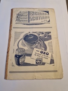 England V Scotland 24/8/1946 Bolton Disaster International Match @ Man City for sale on Ebay