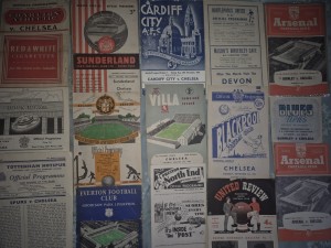 15x Chelsea 1955  1956 away football programmes for sale on Ebay