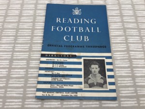 Reading v Northampton Town Reserves 1955/56 Football Combination - 5th Nov 1955 for sale on Ebay