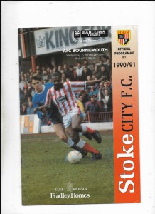STOKE CITY V BOURNEMOUTH 27/02/1991 DIVISION 1 (14) for sale on Ebay