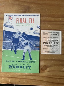 1955 FA Cup Final Programme & Ticket Stub: Manchester City v Newcastle United  for sale on Ebay