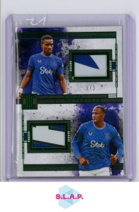 IDRISSA GUEYE ABDOULAYE DOUCOURÉ /3 DUAL MAT PANINI IMPECCABLE PL EVERTON 2025 for sale on Ebay