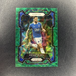 2023-24 Panini Prizm Premier League Dwight McNeil Choice Green /5 Everton for sale on Ebay