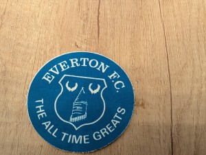 EVERTON    OLD SEW ON PATCH UNUSED for sale on Ebay