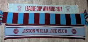 Aston Villa Retro Vintage Football Club Scarf Collection 1970's 1980's Rare for sale on Ebay