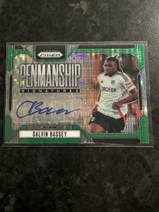 Panini Prizm PL 2024/25 - Calvin Bassey - Fulham - Penmanship Auto for sale on Ebay