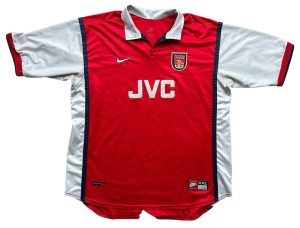 Arsenal London 1998-1999 Home football soccer shirt jersey Nike size 2XL for sale on Ebay