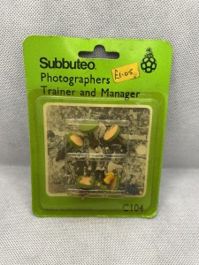 Subbuteo Photographers Trainer and Manager Set. C104. Unopened. for sale on Ebay